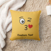 顔のスローキス装飾用クッション クッション (ブランケット)
