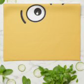 顔のスローキス キッチンタオル (折り畳み)