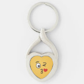 顔のスローキス キーホルダー (正面)