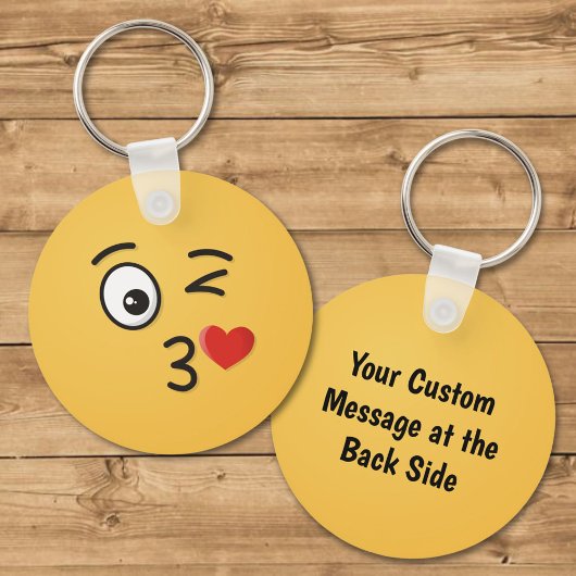 顔のスローキス キーホルダー