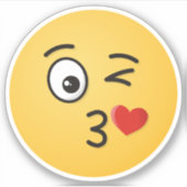 顔のスローキス シール (正面)