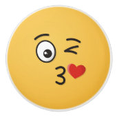 顔のスローキス セラミックノブ (正面)