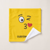 顔のスローキス バスタオルセット (ウォッシュタオル)