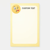 顔のスローキス ポストイット (正面)