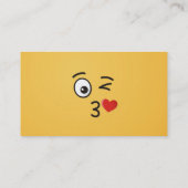 顔のスローキス 名刺 (裏面)