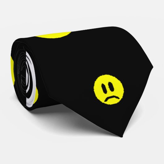 顔のタイ ネクタイ (ロール)