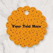 顔のハロウィーンスタイル猫ビッグアイスターズ フェイバータグ (裏面)