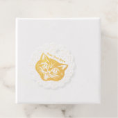 顔のハロウィーンスタイル猫ビッグアイスターズ フェイバータグ (箱)