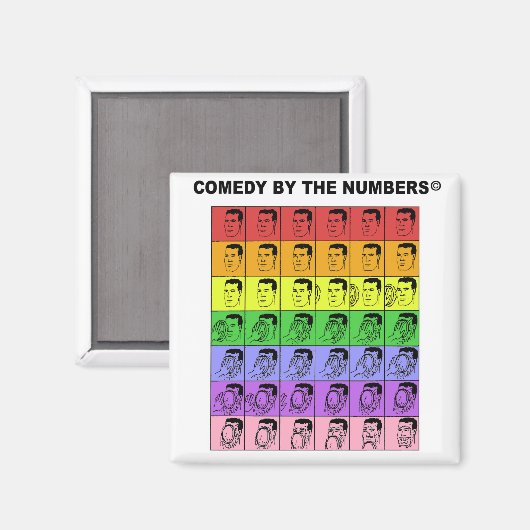 顔のパイ – MAGNET マグネット (正面/裏面)