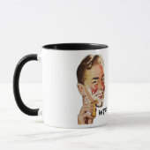 顔のマグをぬらして下さい マグカップ (左)