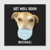 . .顔の仮面で早く可愛い犬を育てパーソナライズされたる (正面)