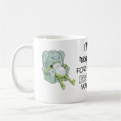 顔の反応は知らん Mug コーヒーマグカップ (左)