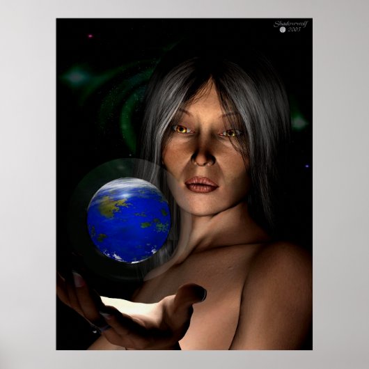 顔の女神 – ザクロネ ポスター (正面)