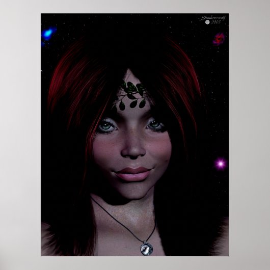 顔の女神 – 乙女 ポスター (正面)