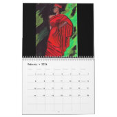 顔の尊厳カレンダー カレンダー (2月 2026)