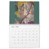 顔の尊厳カレンダー カレンダー (3月 2027)