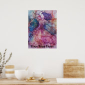 「顔の恐怖」ポスター ポスター (キッチン)