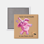 顔の恐怖 マグネット (正面/裏面)