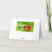 顔の曇り空白の写真 カード (裏面)