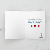 顔の未来 – 誕生日カード カード (内部)