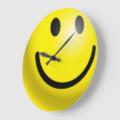 顔の柱時計 ラージ壁時計 (傾斜)