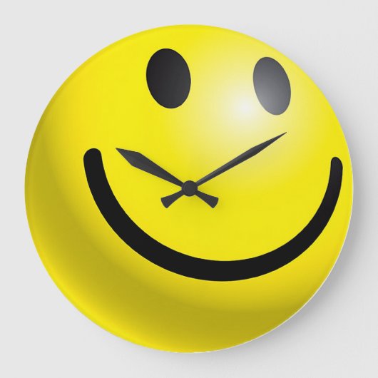 顔の柱時計 ラージ壁時計 (正面)