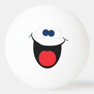 顔の球 卓球ボール