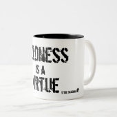 顔の生命自信をもって ツートーンマグカップ (正面右)