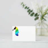 顔の絵画/Facepainter Business Companyカード 名刺 (スタンド正面)