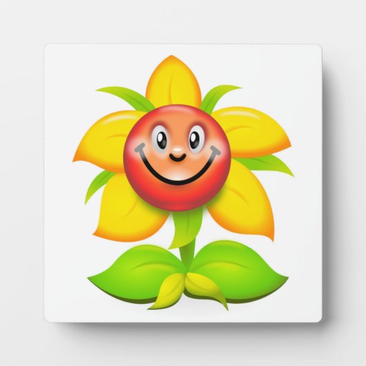 顔の花 フォトプラーク (正面)