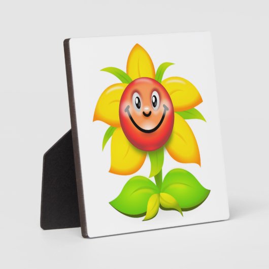 顔の花 フォトプラーク (正面)