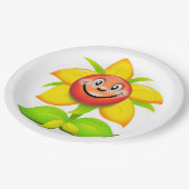 顔の花 ペーパープレート (アングル)