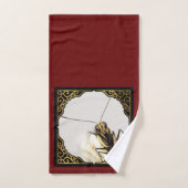 顔の蝶 – クローズアップ(昆虫)オオカバマダラ、モナーク バスタオルセット (ハンドタオル)