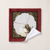 顔の蝶 – クローズアップ(昆虫)オオカバマダラ、モナーク バスタオルセット (ウォッシュタオル)