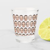 顔の誕生日、カスタムパーティーの好意、大人のパーティー ショットグラス (正面)