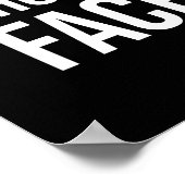 顔の課題 – 成功やる気を起こさせる ポスター (角)