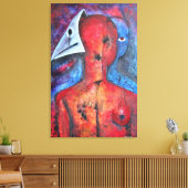 顔の非表示 キャンバスプリント (インサイチュ (リビング))