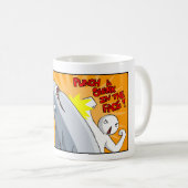 顔の鮫を打って下さい コーヒーマグカップ (正面右)