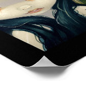 顔のFaery Vampires #1 ARTプリントゴシック妖精 ポスター (角)