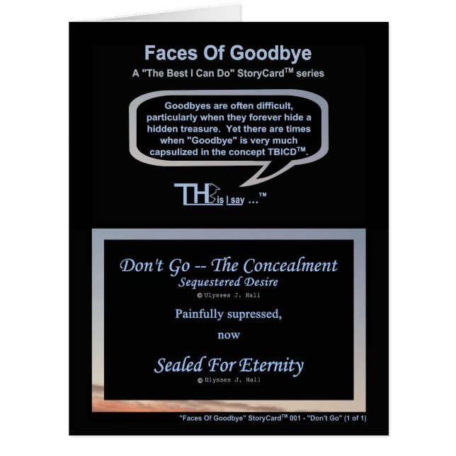 顔のGoodbye - Sequested Desire Azure (正面)