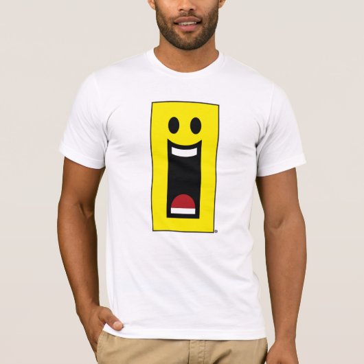 顔のLikeWear®の男 Tシャツ (正面)