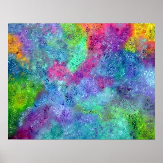 顔のUniverseフォトプリント ポスター (正面)