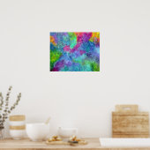 顔のUniverseフォトプリント ポスター (キッチン)