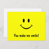 顔はがき私にスマイル! ポストカード (正面/裏面)