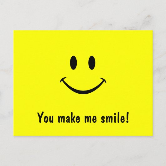 顔はがき私にスマイル! ポストカード (正面)