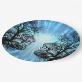 顔は脳の神経に似ている ペーパープレート (アングル)