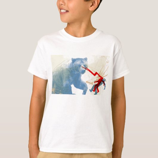 顔へのLazers! Tシャツ (正面)