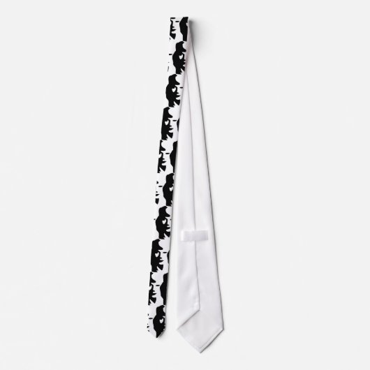 顔またはサクソフォーンプレーヤーか。 ネクタイ (裏面)