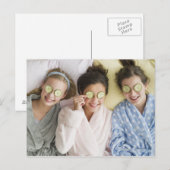 顔をしている女の子 ポストカード (正面/裏面)