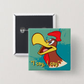 顔を上げるフォグホーン 缶バッジ (正面&裏面)